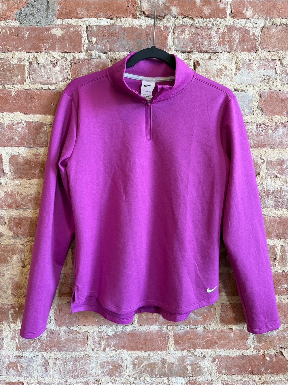 Nike Magenta Quarter-Zip Pullover